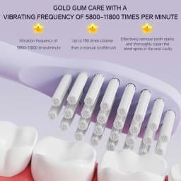 Children's Electric Toothbrush Color Cartoon Kids With Replacement Heads Soft Hair Cleaning Brush Rechargeable Sonic Toothbrush