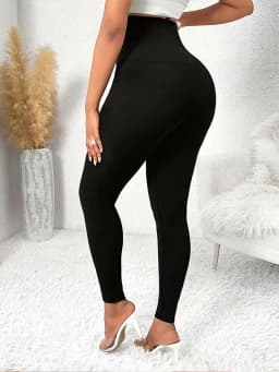 Women's New Corset Leggings Elastic Comfortable Slim Yoga Pants Button Closure Tummy Control Design For Belly Fat Slimming Pants