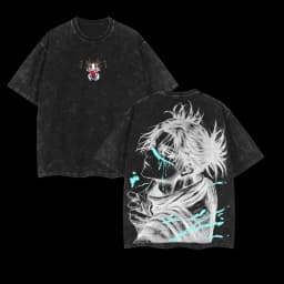 Choso Printed Tee Anime Jujutsu Kaisen Clothing Men Women Retro Washed T-shirts Casual Loose Tshirt Harajuku Male Cotton T Shirt