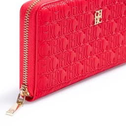 CH Fashion Classic Women's Portable Wallet Solid Color Design Multi-Letter Embossed Women's Coin Purse Minimalist