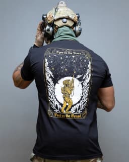 Eyes on The Stars _ T-Shirt - Suitable for Sports Wear Pure Cotton