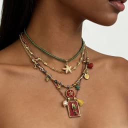 KMVEXO 4PCS/Set Bohemian Multilayer Necklace Imitate Enamel Fish Charm Colorful Beads Elegant Women Long Choker Vacation Jewelry