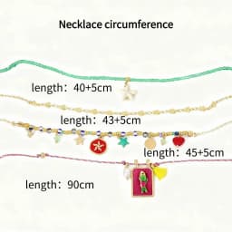 KMVEXO 4PCS/Set Bohemian Multilayer Necklace Imitate Enamel Fish Charm Colorful Beads Elegant Women Long Choker Vacation Jewelry