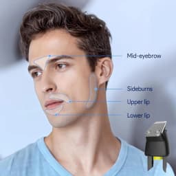 360 One Blade Pro Blades Replaceable 360 Head for OneBlade Razor Guard Hair Trimmer Set Fit QP2520 QP2630 QP6510 QP6531 Etc
