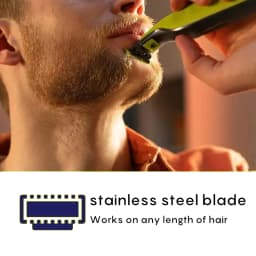 360 One Blade Pro Blades Replaceable 360 Head for OneBlade Razor Guard Hair Trimmer Set Fit QP2520 QP2630 QP6510 QP6531 Etc