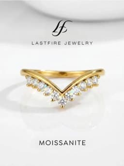 925 Sterling Silver Real Moissanite Diamond Elegant Crown Ring For Women Engagement Wedding Luxury High Quality Fine Jewelry