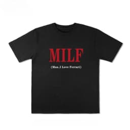 "MAN I LOVE FERRARO" - Funny English Short-Sleeve T-Shirt, Pure Cotton, Half-Sleeve, Trendy, Niche Design, Summer