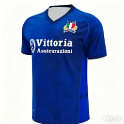 New 25_26 Italian Rugby Jersey T-shirt Fitness Sports Casual Wear Breathable and Quick-drying Sportswear FamilyMatching