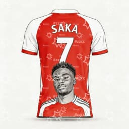 2026 Bukayo Saka England Team Football Jersey Match & Training Kit Summer Sports Men's T-Shirt Kid's Clothing Tee Y2k Woman