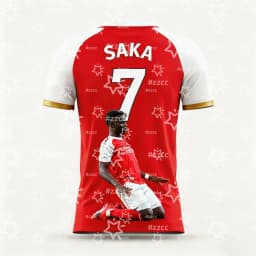 2026 Bukayo Saka England Team Football Jersey Match & Training Kit Summer Sports Men's T-Shirt Kid's Clothing Tee Y2k Woman