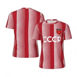 CCCP 3D Print Sports Quick-dry Breathable Men T-shirt Outdoor Football Jersey Fan Parent-child Short Sleeve Clothing Summer Top