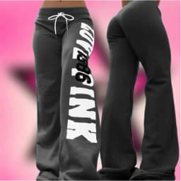 2026 American Retro Letter Print Casual Trousers Versatile Hot Style High Street Harajuku Style Casual Trousers for Men's Kids