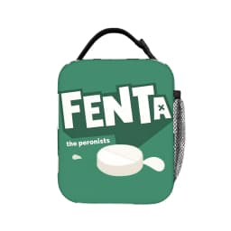 F-Fenta NYL Lunch Bag For Men Print Lunch Box Leisure Travel Cooler Bag Portable Oxford Thermal Lunch Bags