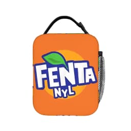F-Fenta NYL Lunch Bag For Men Print Lunch Box Leisure Travel Cooler Bag Portable Oxford Thermal Lunch Bags