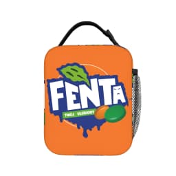 F-Fenta NYL Lunch Bag For Men Print Lunch Box Leisure Travel Cooler Bag Portable Oxford Thermal Lunch Bags