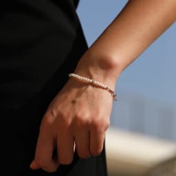 MODIAN Elegant Pearls Beaded Bracelet 925 Sterling Sliver Sweet Shining Star CZ Bracelet For Women Fine Jewelry Gifts