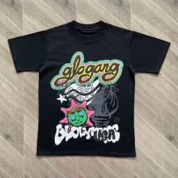 2026 Summer Fashion Hip-hop Large Pattern Printed Short-sleeved Loose Trendy T-shirt Cotton Streetwear Top for Men and Women
