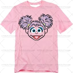 26 Sesame Street Adult Sesame Street Full Face Clothing Neutral Adult O-Neck T-shirt Series Cartoon Character Soft Elastic Top