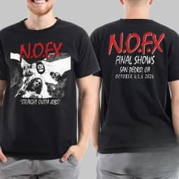 NOFX Rock Band Graphic Cotton T-shirt Men Women Oversized Tee Essentials Short Sleeve Tops Fashion Brand Summer Casual Daily Top
