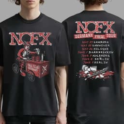NOFX Rock Band Graphic Cotton T-shirt Men Women Oversized Tee Essentials Short Sleeve Tops Fashion Brand Summer Casual Daily Top