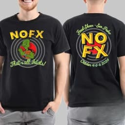 NOFX Rock Band Graphic Cotton T-shirt Men Women Oversized Tee Essentials Short Sleeve Tops Fashion Brand Summer Casual Daily Top