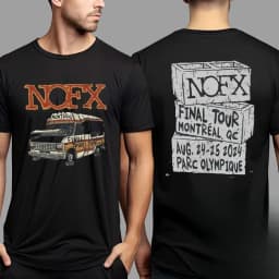 NOFX Rock Band Graphic Cotton T-shirt Men Women Oversized Tee Essentials Short Sleeve Tops Fashion Brand Summer Casual Daily Top
