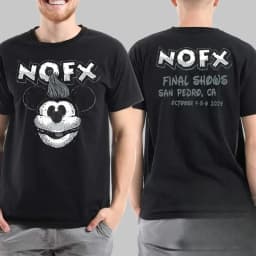 NOFX Rock Band Graphic Cotton T-shirt Men Women Oversized Tee Essentials Short Sleeve Tops Fashion Brand Summer Casual Daily Top