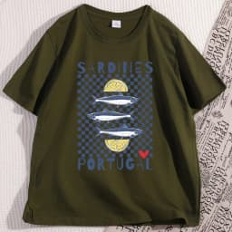 Vintage Sardines Graphic Tee Men Women Summer Portugal Coastal Comfort T-Shirt Beach Short-sleeved Round Neck Tshirt Clothes