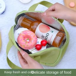 Multifunctional Double-layer Insulated Bag, Portable Lunch Bag for Outdoor, Thermal Breast Milk Storage Bag Perfect Gift for Her