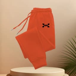 Men's casual jogging pants with elastic waistband and drawstring - comfortable sports and casual pants with simple printing