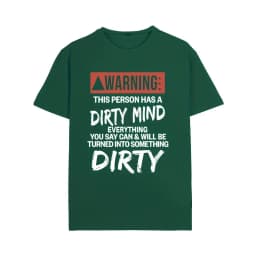Funny Letter Graphic WARNING Men's T Shirt Cotton Tee Women Summer Novelty Oversize Casual Horror Ghost Vampire Eerie Skeleton