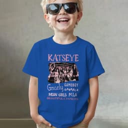 Katseye Y2K Girls Clothing Katseye Tour Shirt for Girl Kids Hip Pop Harajuku Streetwear Tee Clothes New Style Merch Cotton Tee