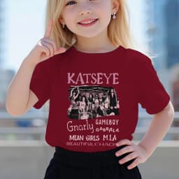 Katseye Y2K Girls Clothing Katseye Tour Shirt for Girl Kids Hip Pop Harajuku Streetwear Tee Clothes New Style Merch Cotton Tee