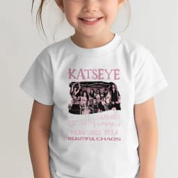 Katseye Y2K Girls Clothing Katseye Tour Shirt for Girl Kids Hip Pop Harajuku Streetwear Tee Clothes New Style Merch Cotton Tee