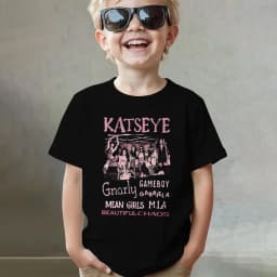 Katseye Y2K Girls Clothing Katseye Tour Shirt for Girl Kids Hip Pop Harajuku Streetwear Tee Clothes New Style Merch Cotton Tee
