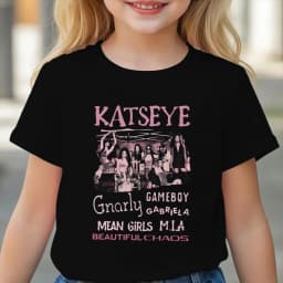 Katseye Y2K Girls Clothing Katseye Tour Shirt for Girl Kids Hip Pop Harajuku Streetwear Tee Clothes New Style Merch Cotton Tee
