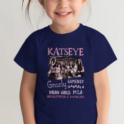Katseye Y2K Girls Clothing Katseye Tour Shirt for Girl Kids Hip Pop Harajuku Streetwear Tee Clothes New Style Merch Cotton Tee