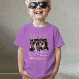 Katseye Y2K Girls Clothing Katseye Tour Shirt for Girl Kids Hip Pop Harajuku Streetwear Tee Clothes New Style Merch Cotton Tee