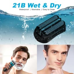 Brangdy 21B S3 Wet and Dry Replacement Heads Fit for Braun Series 3 3040s 300s 310s 320s 360s 3010s 3090cc Electric Shavers