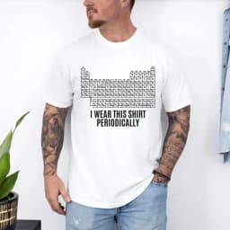 Dr Grace's Periodic Table Shirt Project Hail Mary Tshirt Jazz Hands I Wear This Shirt Periodically Funny Amaze Graphic T Shirts