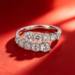 New Women's 1.0-5.5mm Full Moissanite Ring Shiny Wedding Eternal Ring 100% S925 Pure Silver Jewelry Classic Party Ring