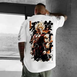 Dragon Ball Japanese Anime Printed Men T-Shirt Majin Buu Men's Clothing Harajuku Short Sleeve Goku T-shirt 2026 Summer Clothing