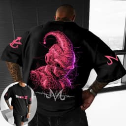 Dragon Ball Japanese Anime Printed Men T-Shirt Majin Buu Men's Clothing Harajuku Short Sleeve Goku T-shirt 2026 Summer Clothing