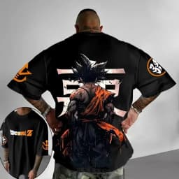 Dragon Ball Japanese Anime Printed Men T-Shirt Majin Buu Men's Clothing Harajuku Short Sleeve Goku T-shirt 2026 Summer Clothing