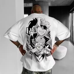2026 New Unisex Vintage Anime Jujutsu Kaisen Graphics T Shirts New Summer Trendy Man and Women Short Sleeved Tee Top Y2k Clothes