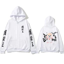 Anime My Hero Academia Bakugou Katsuki Zipper Hoodie Men Women Casual Cosplay Zip Up Jacket Male Manga Funny Zip Up Sweatshirt