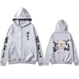 Anime My Hero Academia Bakugou Katsuki Zipper Hoodie Men Women Casual Cosplay Zip Up Jacket Male Manga Funny Zip Up Sweatshirt