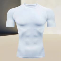 Men's compression t-shirt for running, climbing, and gym workouts, a perfect choice for muscular men who value a snug fit