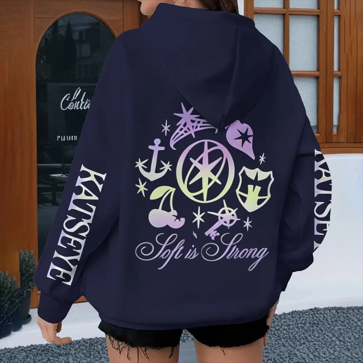 Vintage Katseye Grunge Graphic Hoodies Women Men Hip Hop Pop Music Band Hoody Long Sleeve Katseye Streetwear Fan Gifts
