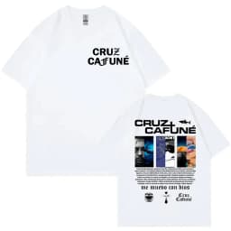 Rapper Cruz Cafune Album Merch T-shirt Harajuku Hip Hop Clothing Short Sleeve T Shirts Men Women Casual Fashion Cotton T-shirts